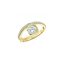 Load image into Gallery viewer, 52H56/125 14KT Yellow Gold 1.26CT TW LAB CREATED Diamond Ring