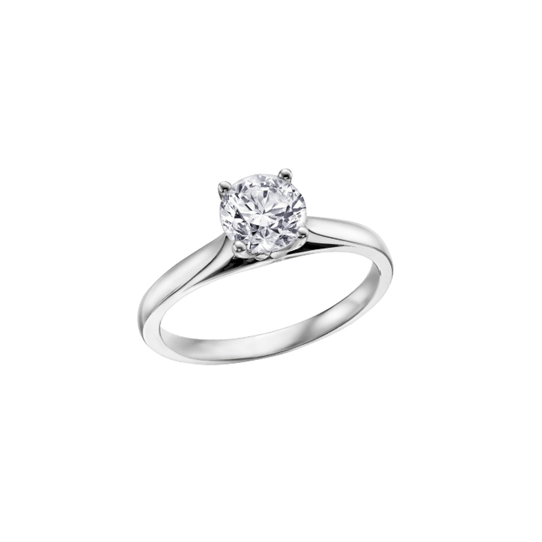 AM106W20 14KT White Gold .20CT TW Canadian Diamond Ring