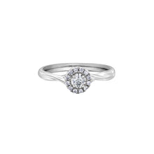 Load image into Gallery viewer, AM363W20 10K White Gold .20CT TW Canadian Diamond Ring
