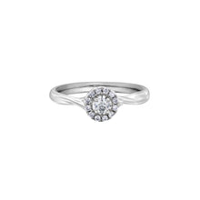 Load image into Gallery viewer, AM363W20 10K White Gold .20CT TW Canadian Diamond Ring