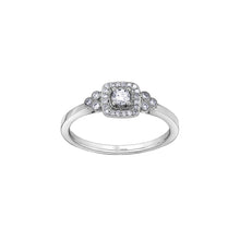 Load image into Gallery viewer, AM399W20 10KT White Gold .23CT TW Canadian Diamond Ring