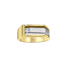 Load image into Gallery viewer, AM611 10KT Yellow & White Gold .19CT TW Ring