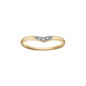030067 10KT Yellow Gold .01CT TW Diamond Ring