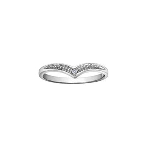 030381  OUT OF STOCK, PLEASE ALLOW 3-4 WEEKS FOR DELIVERY 10K White Gold 0.01CT TW Diamond Ring