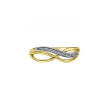 Load image into Gallery viewer, 030525 10KT Yellow Gold .03CT TW Diamond Ring