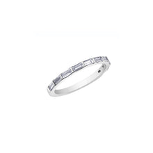 Load image into Gallery viewer, 100105 10KT White Gold .25CT TW Straight Baguette Diamond Ring