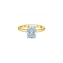Load image into Gallery viewer, LD191W/158 14kt Yellow Gold 1.66CT TW Lab Grown Elongated Cushion Cut Diamond Ring