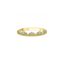 Load image into Gallery viewer, LD206Y13 14K Yellow Gold LAB CREATED .12CT TW Diamond Ring