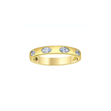 Load image into Gallery viewer, LD209Y30 14K Yellow Gold Marquis Cut LAB CREATED 0.40CT TW DIAMOND Ring
