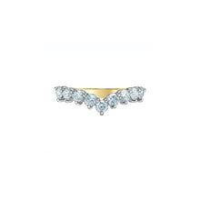 Load image into Gallery viewer, LD212YW100 14K Yellow & White Gold LAB CREATED 1.00CT TW Diamond Ring