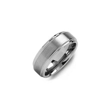 Load image into Gallery viewer, 130597 OUT OF STOCK, PLEASE ALLOW 4-5 WEEKS FOR DELIVERY Brushed & Polished Tungsten Wedding Band Size 10