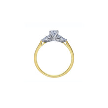 Load image into Gallery viewer, ML1013YW70 OUT OF STOCK, PLEASE ALLOW 3-4 WEEKS FOR DELIVERY 14K Yellow & White Gold & .71CT TW Elements of Love, Eternal Flames Canadian Diamond Ring