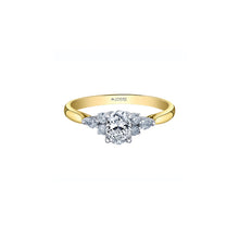 Load image into Gallery viewer, ML1013YW70 OUT OF STOCK, PLEASE ALLOW 3-4 WEEKS FOR DELIVERY 14K Yellow & White Gold & .71CT TW Elements of Love, Eternal Flames Canadian Diamond Ring