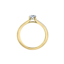 Load image into Gallery viewer, ML662Y50 18KT Yellow Gold .50CT TW Canadian Diamond Solitaire Ring