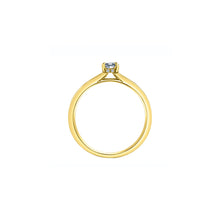 Load image into Gallery viewer, ML708Y50 14KT Yellow Gold 0.53CT TW Oval Canadian Diamond Ring