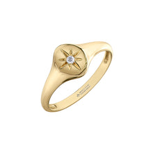 Load image into Gallery viewer, ML738 OUT OF STOCK PLEASE ALLOW 3-4 WEEKS FOR DELIVERY 10KT Yellow Gold 0.01CT TW Canadian Diamond Ring