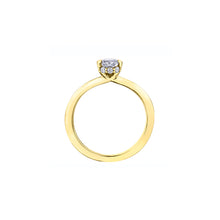 Load image into Gallery viewer, ML743 14KT Yellow Gold .48CT TW Canadian Diamond Ring With Hidden Halo