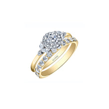 Load image into Gallery viewer, ML891 14KT Yellow and White Gold .50T TW Canadian Diamond Ring