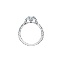 Load image into Gallery viewer, R31160WG  14KT White Gold 1.38CT TW Canadian Diamond Ring