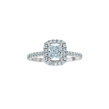 Load image into Gallery viewer, 31165WG/135 14K White Gold 1.39CT TW Cushion Cut Canadian Diamond Ring
