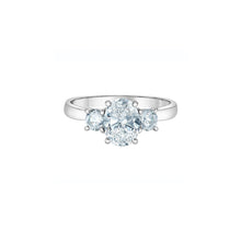 Load image into Gallery viewer, 4529WG190 14KT White Gold 1.92 CT TW LAB CREATED OVAL DIAMOND Ring