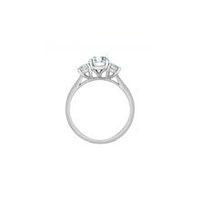 Load image into Gallery viewer, 4529WG190 14KT White Gold 1.92 CT TW LAB CREATED OVAL DIAMOND Ring