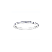Load image into Gallery viewer, 100105 10KT White Gold .25CT TW Straight Baguette Diamond Ring
