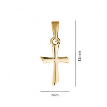 Load image into Gallery viewer, 240590 10K Yellow Gold Cross Charm
