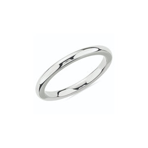 120245 10KT White Gold Size 6 2MM Comfort Fit Band