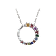 Load image into Gallery viewer, 30136 Family Pendant PLEASE CALL 204-726-9100 FOR PRICING. PRICE LISTED IS FOR STERLING SILVER & SYNTHETIC STONES. PLEASE ALLOW 3 - 4 WEEKS FOR DELIVERY.