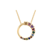 Load image into Gallery viewer, 30136 Family Pendant PLEASE CALL 204-726-9100 FOR PRICING. PRICE LISTED IS FOR STERLING SILVER & SYNTHETIC STONES. PLEASE ALLOW 3 - 4 WEEKS FOR DELIVERY.