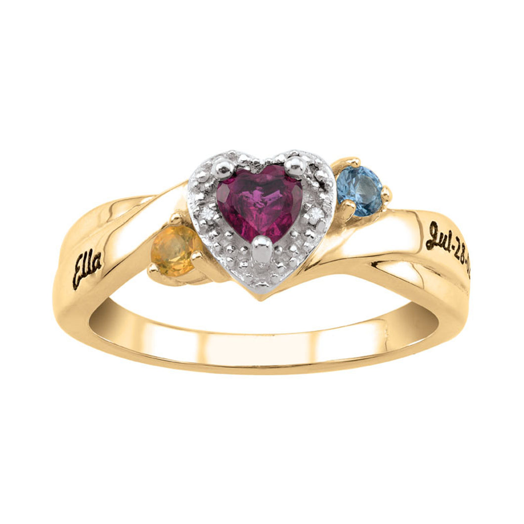 40497 Family/Daughter's Pride Ring PLEASE CALL 204-726-9100 FOR PRICING. PRICE LISTED IS FOR STERLING SILVER. PLEASE ALLOW 3 - 4 WEEKS FOR DELIVERY.