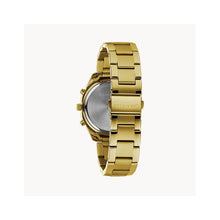 Load image into Gallery viewer, 390188 CARAVELLE Gold Tone Stainless Steel Watch With Fold Over Buckle
