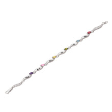 Load image into Gallery viewer, 50011 Family Bracelet PLEASE CALL 204-726-9100 FOR PRICING. PRICE LISTED IS FOR STERLING SILVER & SYNTHETIC STONES. PLEASE ALLOW 3 - 4 WEEKS FOR DELIVERY.