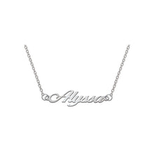 Load image into Gallery viewer, 60468 Name Anklet PLEASE CALL 204-726-9100 FOR PRICING. PRICE LISTED IS FOR STERLING SILVER & SYNTHETIC STONES. PLEASE ALLOW 3 - 4 WEEKS FOR DELIVERY.