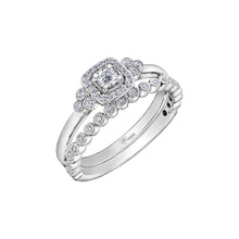 Load image into Gallery viewer, AM399W20 10KT White Gold .23CT TW Canadian Diamond Ring