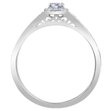 Load image into Gallery viewer, AM528W25 10KT White Gold .25CT TW Canadian Diamond Ring
