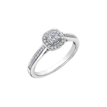 Load image into Gallery viewer, 030139 10KT White Gold .19CT TW Diamond Ring
