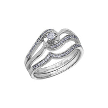 Load image into Gallery viewer, 030011 OUT OF STOCK PLEASE ALLOW 3-4 WEEKS FOR DELIVERY 10K White Gold 0.17CT TW Diamond Ring