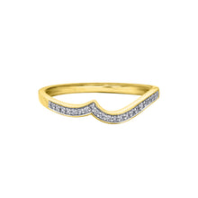 Load image into Gallery viewer, 030098 10K Yellow Gold .17CT TW Diamond Ring
