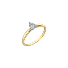 Load image into Gallery viewer, 030004 OUT OF STOCK, PLEASE ALLOW 3-4 WEEKS FOR DELIVERY 10K Yellow & White Gold .08CT TW Diamond Ring