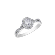 Load image into Gallery viewer, 020042 10KT White Gold .51CT TW Oval Diamond Ring
