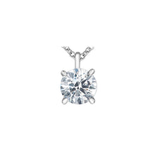 Load image into Gallery viewer, LD101W100 14K White Gold & 1.00CT LAB CREATED DIAMOND Pendant