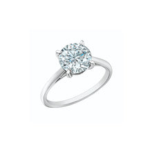 Load image into Gallery viewer, LD103W200 14KT White Gold 2.09CT TW LAB CREATED DIAMOND Ring
