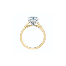 Load image into Gallery viewer, LD103Y200 14KT Yellow & White Gold 2.00CT TW LAB CREATED DIAMOND Ring