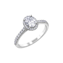 Load image into Gallery viewer, ML726W50 14kt White Gold .56CT TW Canadian Diamond Ring
