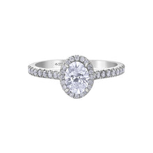 Load image into Gallery viewer, ML726W50 14kt White Gold .56CT TW Canadian Diamond Ring