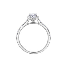 Load image into Gallery viewer, ML726W50 14kt White Gold .56CT TW Canadian Diamond Ring