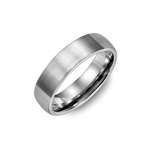 130332 OUT OF STOCK, PLEASE ALLOW 3-4 WEEKS FOR DELIVERY Satin Finish Tungsten Wedding Band Size 8