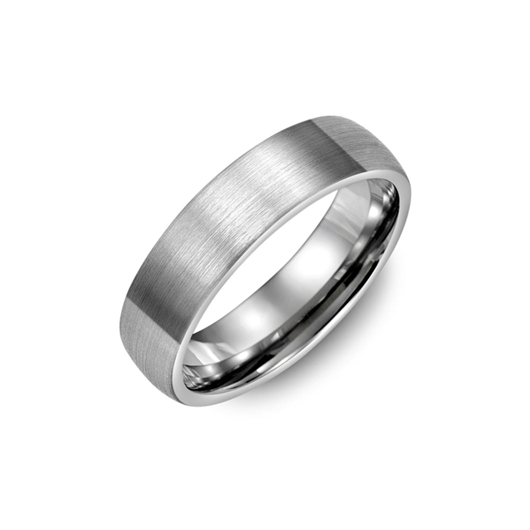 130332 OUT OF STOCK, PLEASE ALLOW 3-4 WEEKS FOR DELIVERY Satin Finish Tungsten Wedding Band Size 8